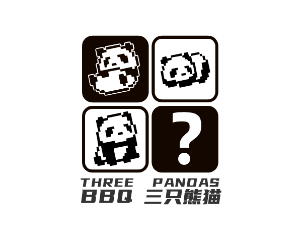 三只熊猫